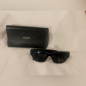 Celine Monochroms 01 Sunglasses in Acetate Black